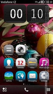 Happy Easter es el tema de pantalla