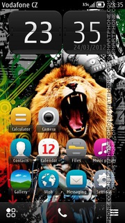 Bob Marley tema screenshot