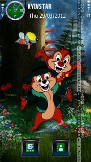 Chipmunks tema screenshot