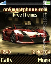 NFS Carbon tema screenshot