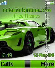 Porsche Green tema screenshot