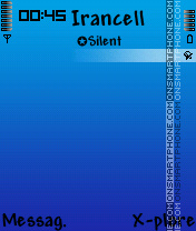 Nice blue Theme es el tema de pantalla