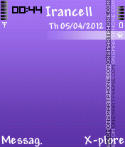 Nice Violet Theme es el tema de pantalla