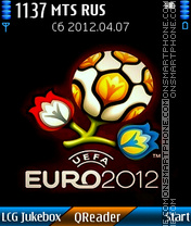 Capture d'écran Euro2012 thème