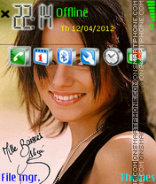 Capture d'écran Alizee 03 thème