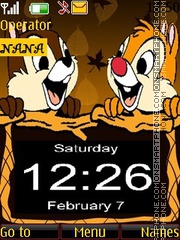 Chip N Dale CLK theme screenshot