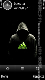 Adidas theme screenshot