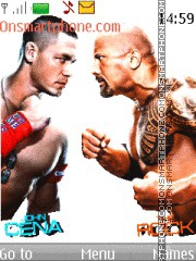 Capture d'écran John cena vs rock thème