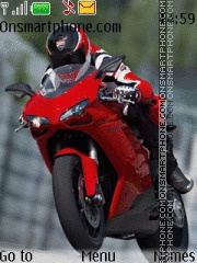 Ducati Biker theme screenshot
