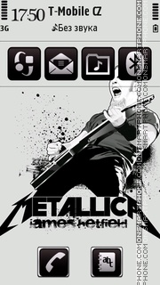 Metallica 24 theme screenshot