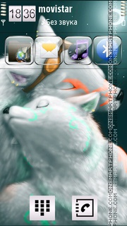 White Wolfs 01 theme screenshot