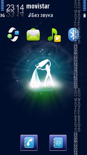 Aquarias theme screenshot