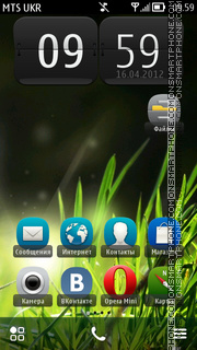 Grass theme screenshot