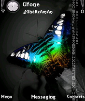 Black Butterfly tema screenshot