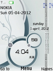 Vector Clock es el tema de pantalla