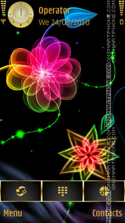 Capture d'écran Neon Glow thème
