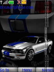 Hot Mustang Car theme screenshot