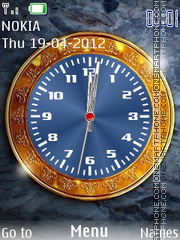 Super Shine Clock tema screenshot