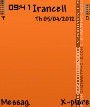 Nice Orange es el tema de pantalla