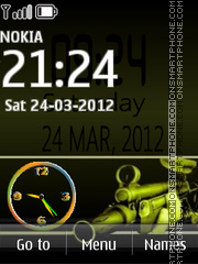 Counter Strike Clock tema screenshot