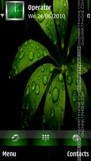 Black Green Theme-Screenshot