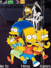 Скриншот темы The Simpsons