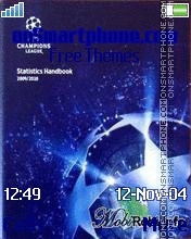 Скриншот темы UEFA Champions League