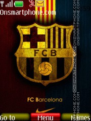 Скриншот темы FC Barcelona