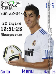 Cristiano Ronaldo tema screenshot