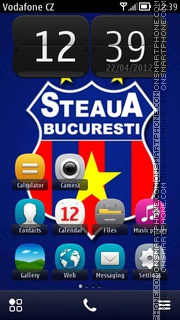 Steaua 01 theme screenshot