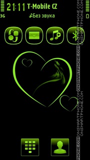 Green Heart 04 theme screenshot