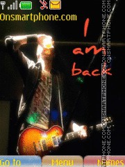 I am back es el tema de pantalla