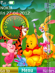 Скриншот темы Winnie and Friends 01