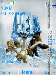 Ice Age SWF theme screenshot