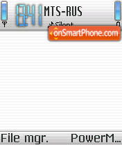 Mobile Media Mac tema screenshot