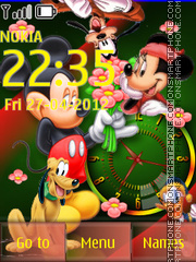 Скриншот темы Mickey and Friends 02