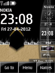 Islamic Slide Bar tema screenshot