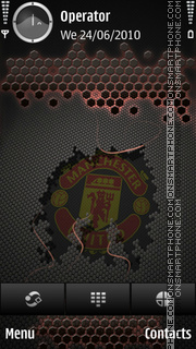 Manchester United theme screenshot