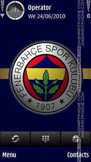 Fenerbahce theme screenshot