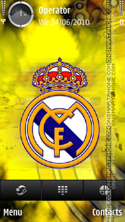 Real Madrid theme screenshot