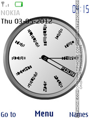 Artde clock tema screenshot