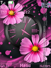 Flowers SWF es el tema de pantalla