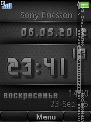 Black Digital tema screenshot