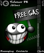 Funny Gas es el tema de pantalla