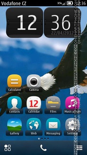 Steaming Eagle 01 es el tema de pantalla