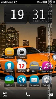 Orange Porsche es el tema de pantalla