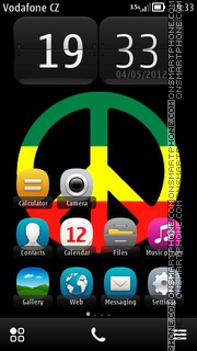 Peace 03 tema screenshot