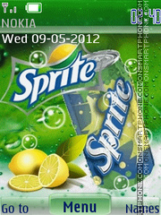 Sprite With mp3 tone theme screenshot