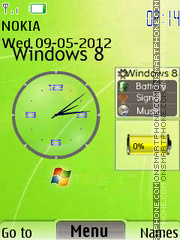 Windows 8 New 02 es el tema de pantalla