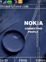 Скриншот темы Nokia Blue 5801